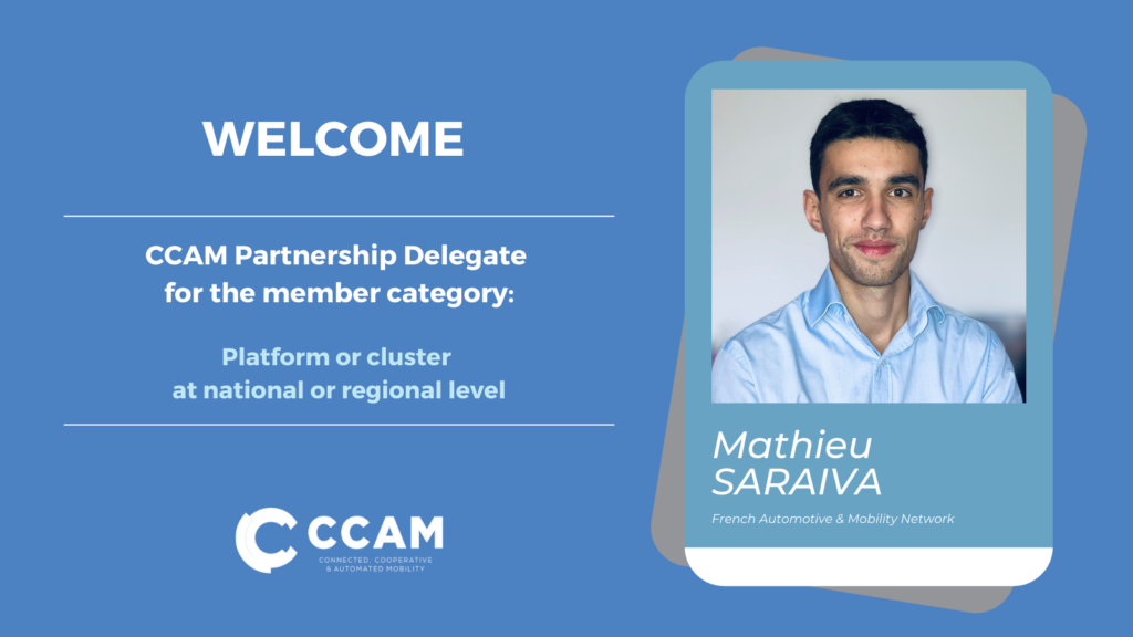 Welcome to Mathieu Saraive, Partnership Delegate to the member category “5.2.5.2. Platform or cluster at national or regional level