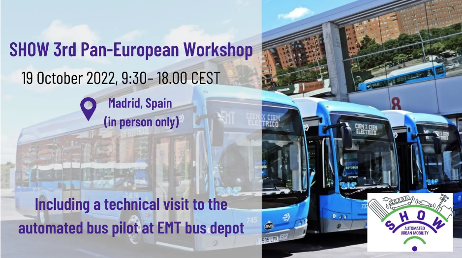 Register to the SHOW 3rd Pan-European workshop!