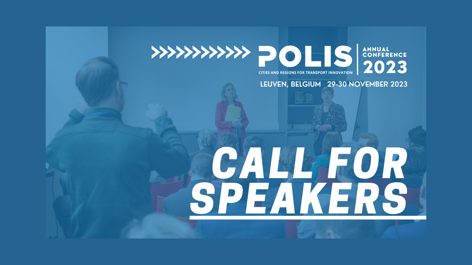 Become a Speaker at the Annual POLIS Conference 2023!