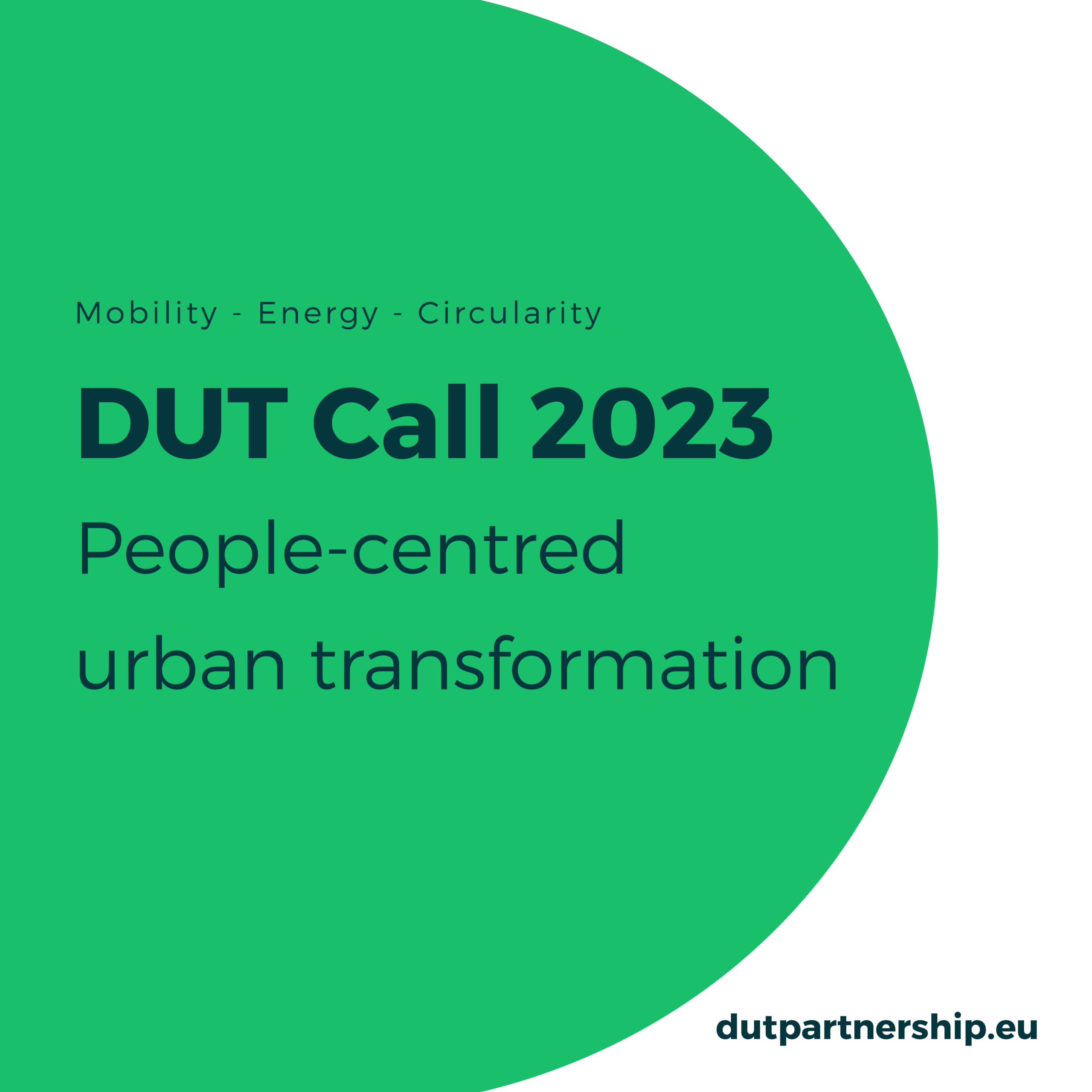 DRIVING URBAN TRANSITIONS call 2023