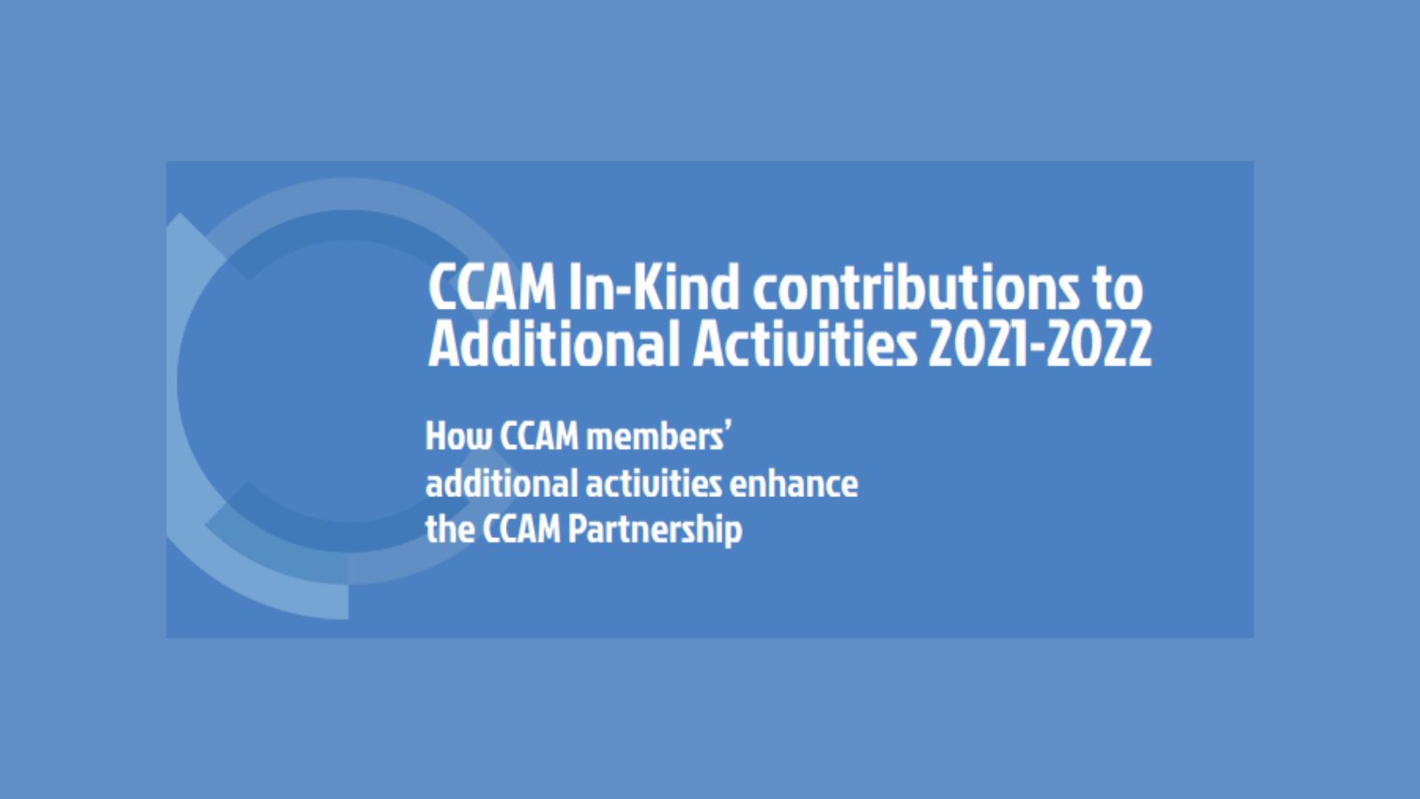 Premier: CCAM Association IKAA contribution Report