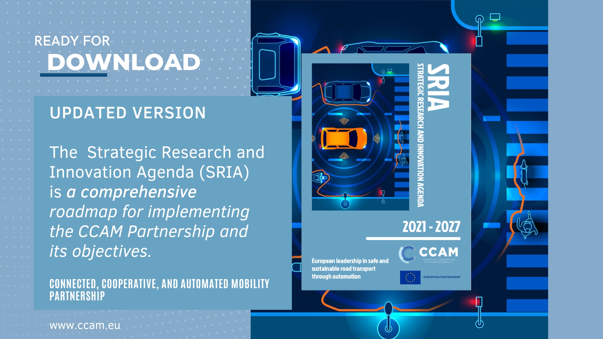 CCAM, first Partnership to adopt its SRIA updated version!