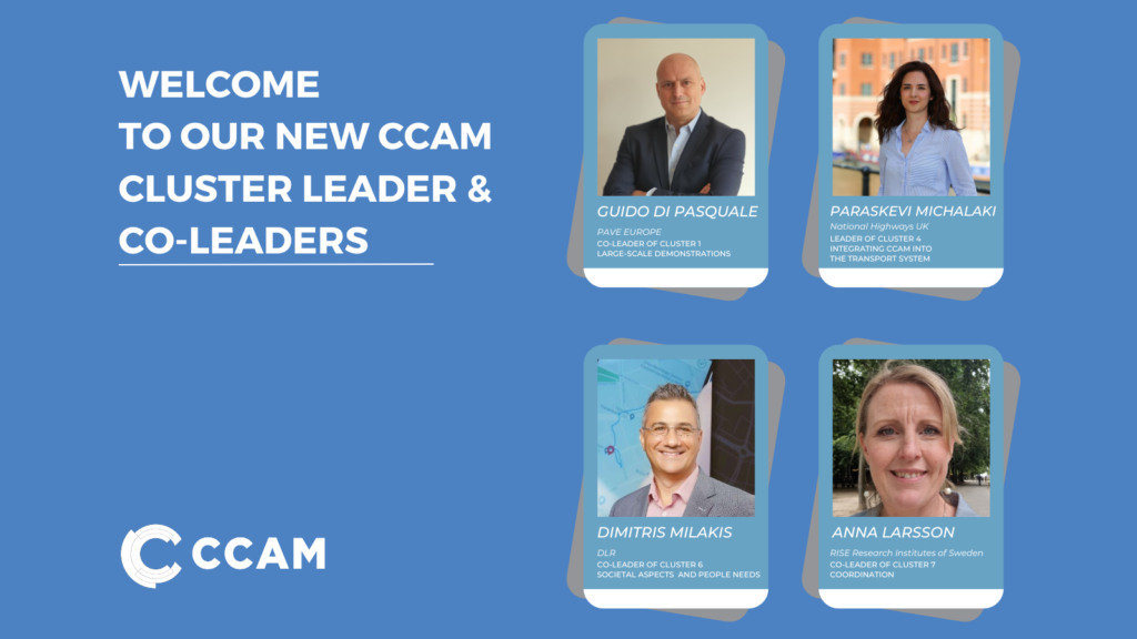 New CCAM Cluster representatives