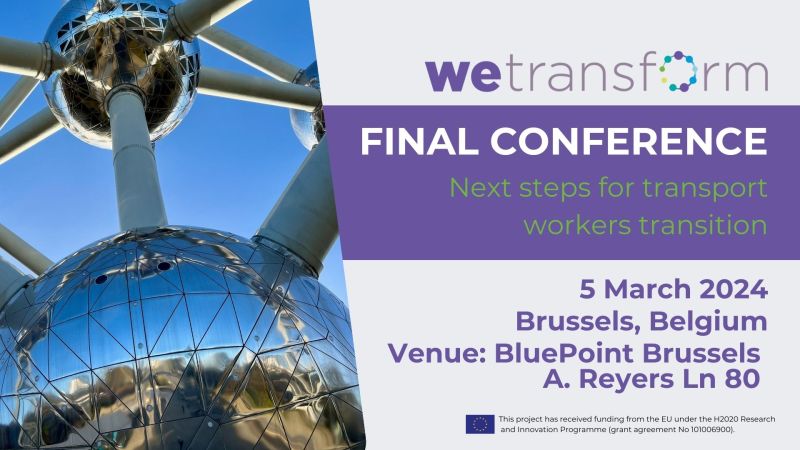 Register to WE-TRANSFORM final conference