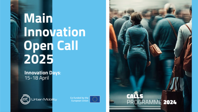 EIT Urban Mobility Main Innovation Open Call 2025 - CCAM