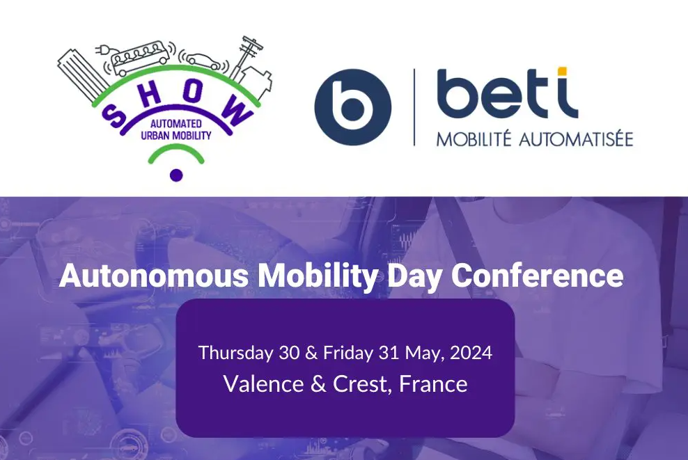 SHOW Project – Autonomous Mobility Day Conference 31/05
