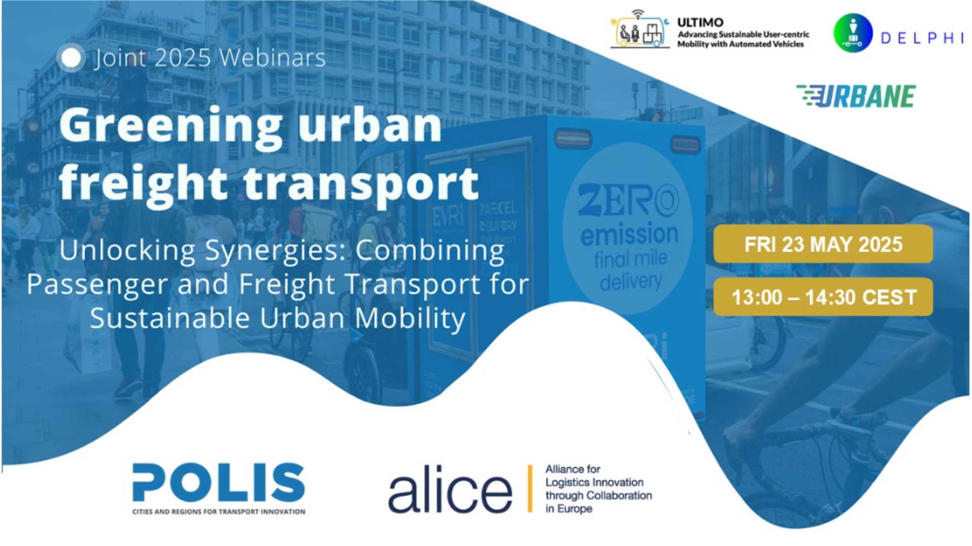 Join POLIS webinar “Integration of Passenger and Freight Transport”