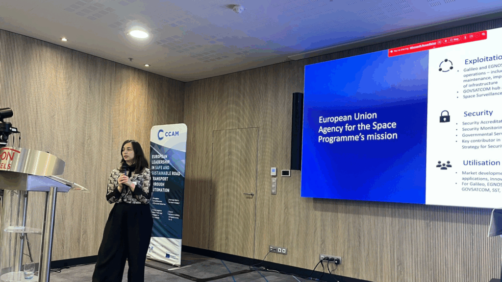 EU Agency for the Space Programme (EUSPA) on the value of Galileo’s high-accuracy and trustworthy signal, and the promising potential of future SATCOM capabilities presentation - CCAM GA June 2025