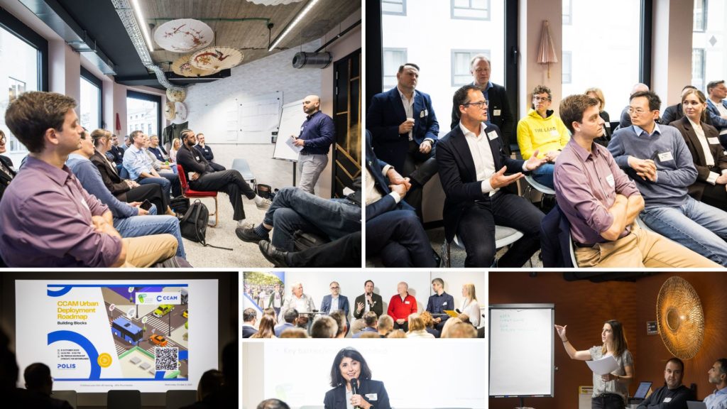 CCAM Association held the first in a series of workshops with POLIS towards the CCAM Urban Deployment Roadmap.