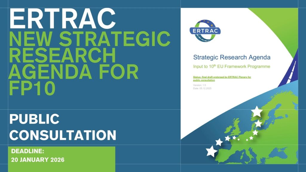 Public Consultation is open on the next ERTRAC Srategic Research Agenda for FP10