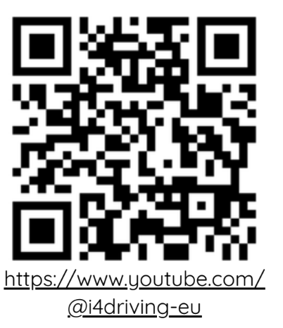 I4Driving QR Code to YouTube Channel