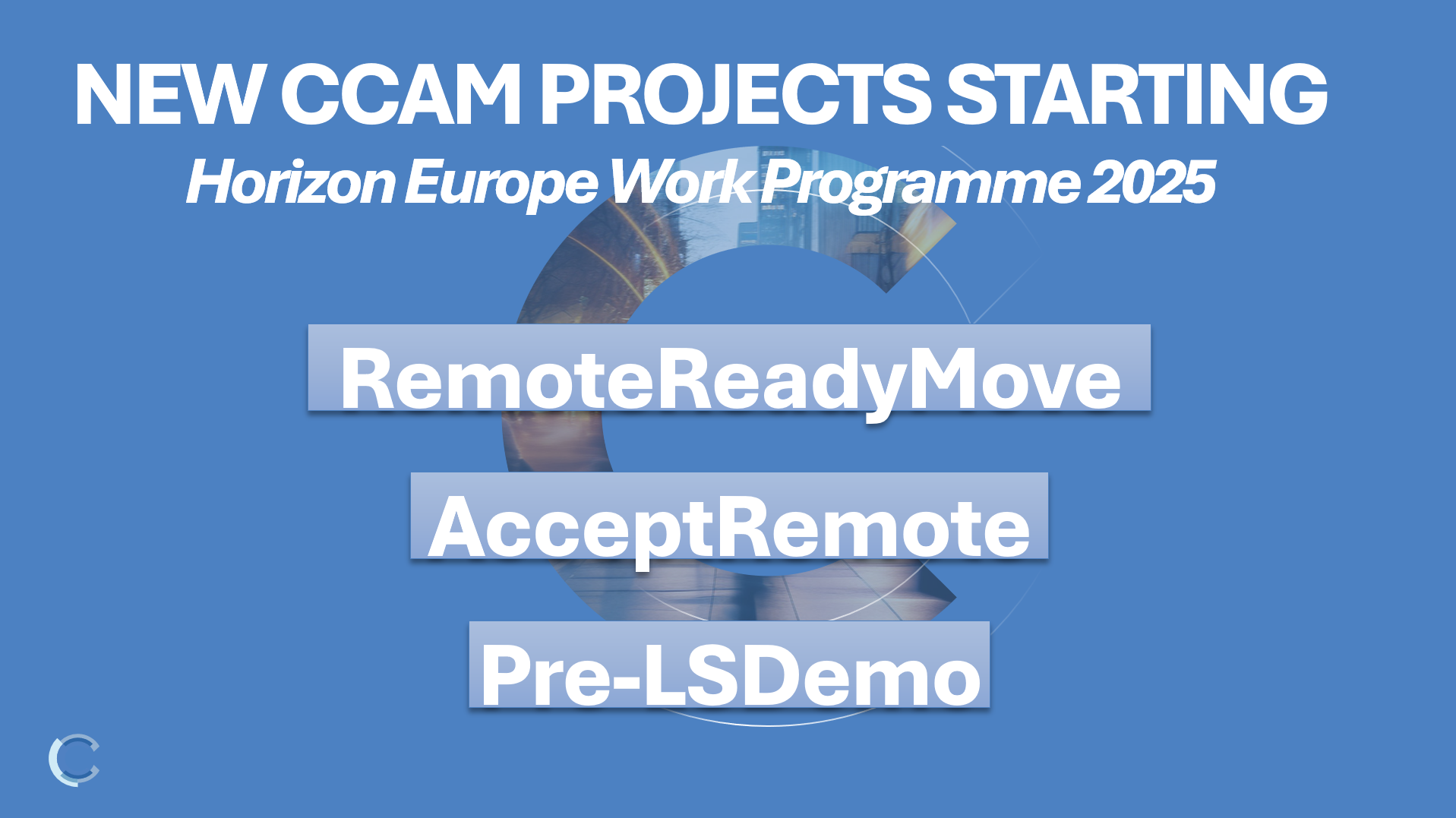CCAM Portfolio expands with three new projects from the 2025 Work Programme