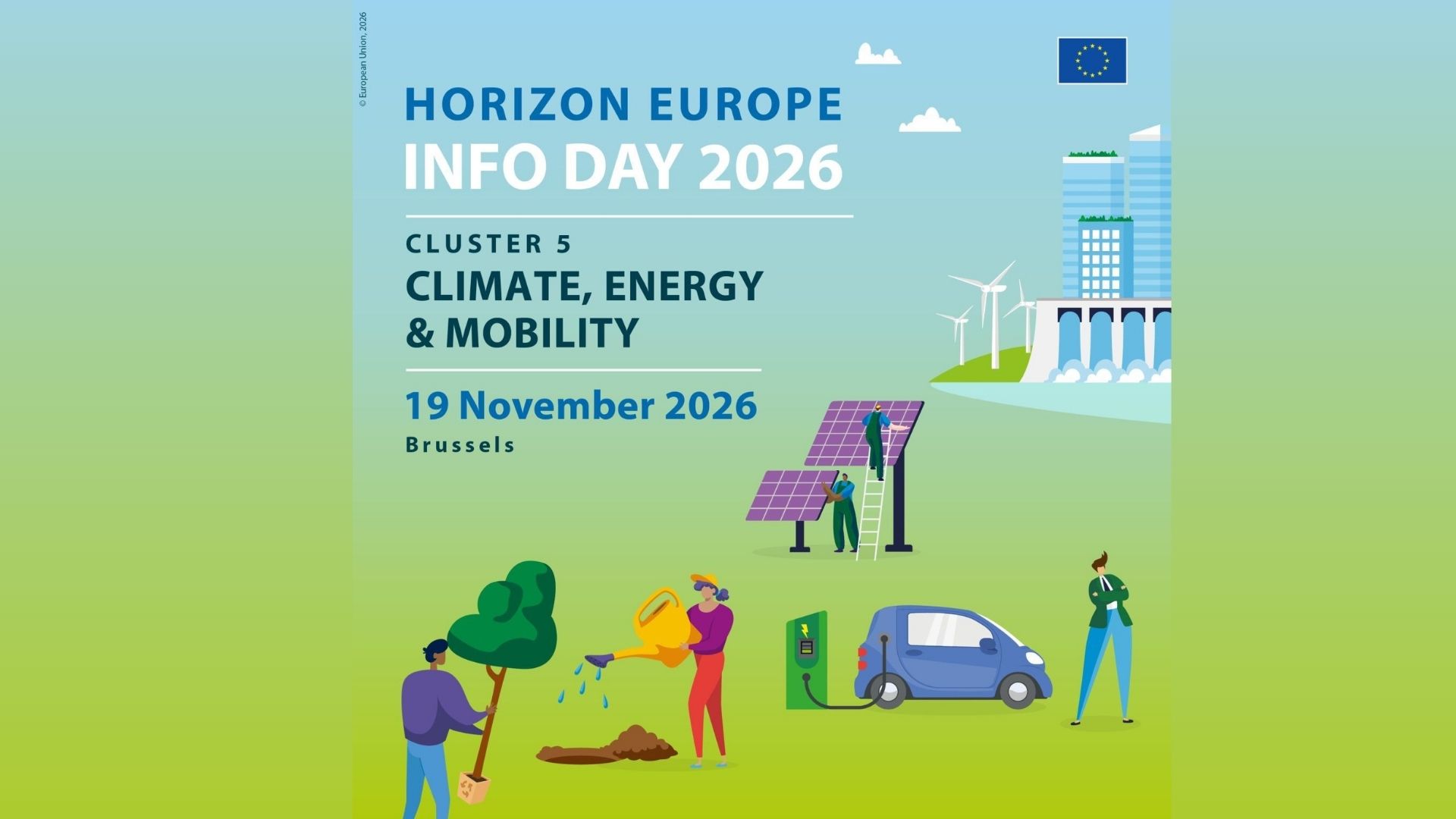 Save the Date: Horizon Europe Cluster 5 Info Day 2027 – Climate, Energy and Mobility