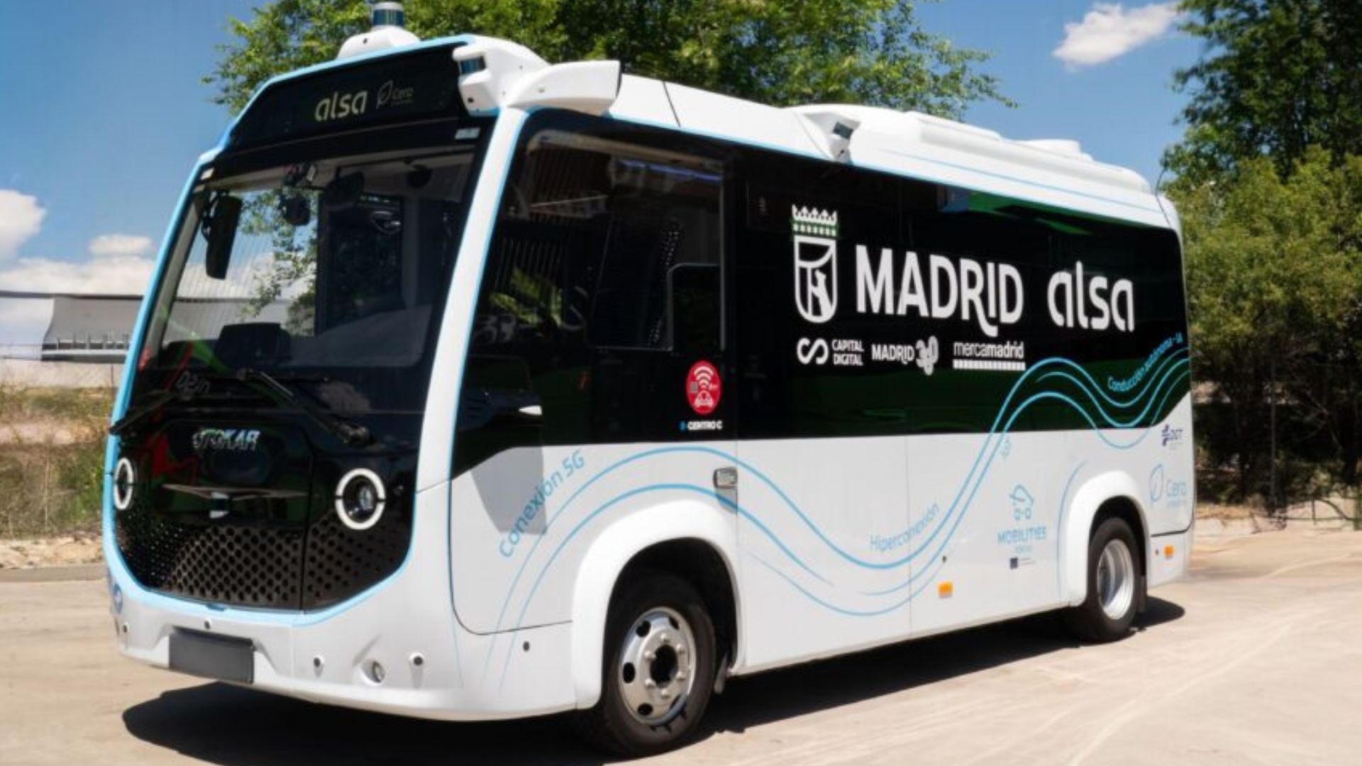 MOBILITIES FOR EU Launches Spain’s First Autonomous On-Demand Bus at Mercamadrid