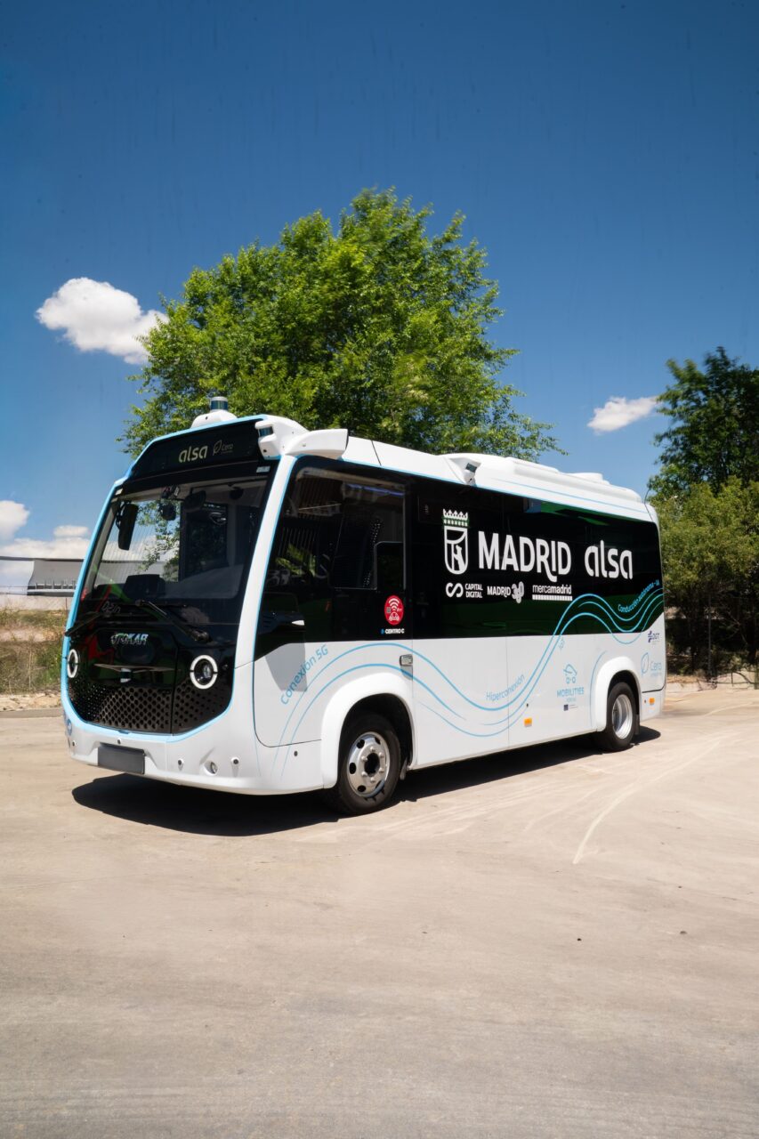 MOBILITIES FOR EU Launches Spain’s First Autonomous On-Demand Bus at Mercamadrid